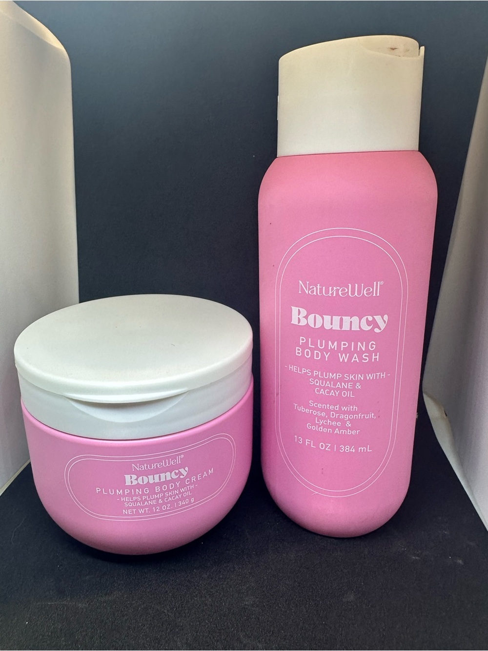 🆕 Naturewell Bouncy Plumping Body Wash &  Body Cream ✨unused, sealed✨